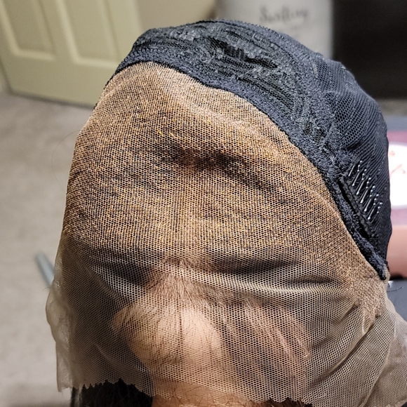 Human bundle hair wig